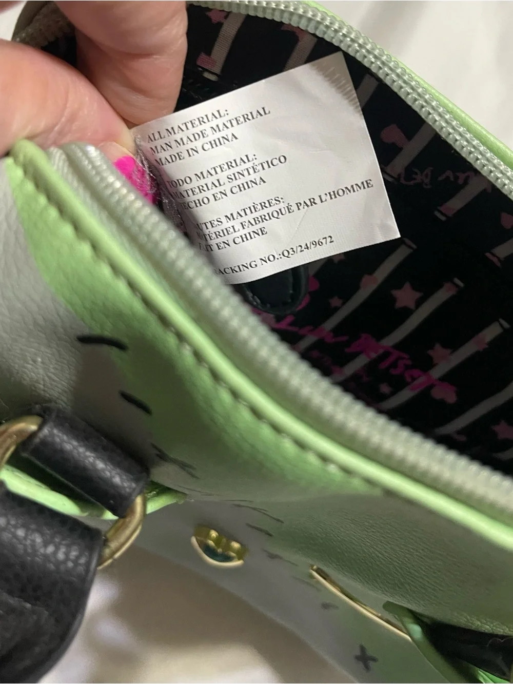 Betsey Johnson Cat Crossbody Bag Frankenstein Kitty Super Cute